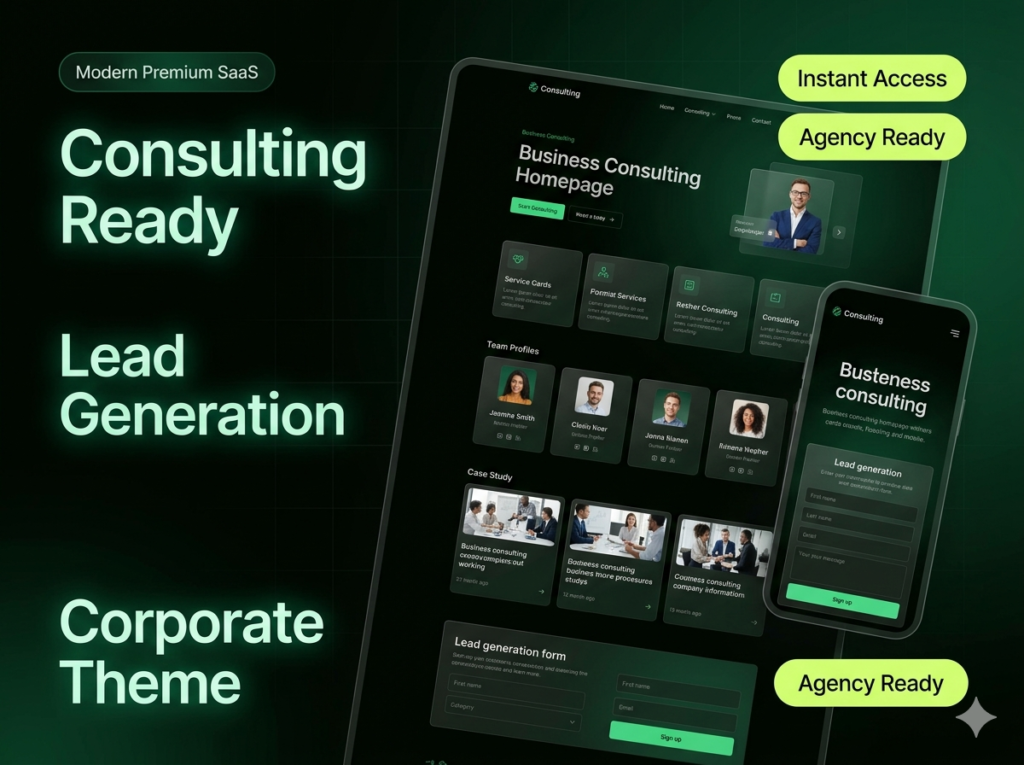 Nifty – Business Consulting & Corporate WordPress Theme