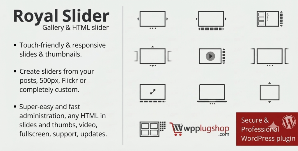 RoyalSlider WordPress Plugin – Touch Responsive Content Slider & Gallery
