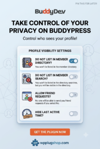 BuddyPress Profile Visibility Manager 2.0.3 – Advanced Member Privacy Plugin