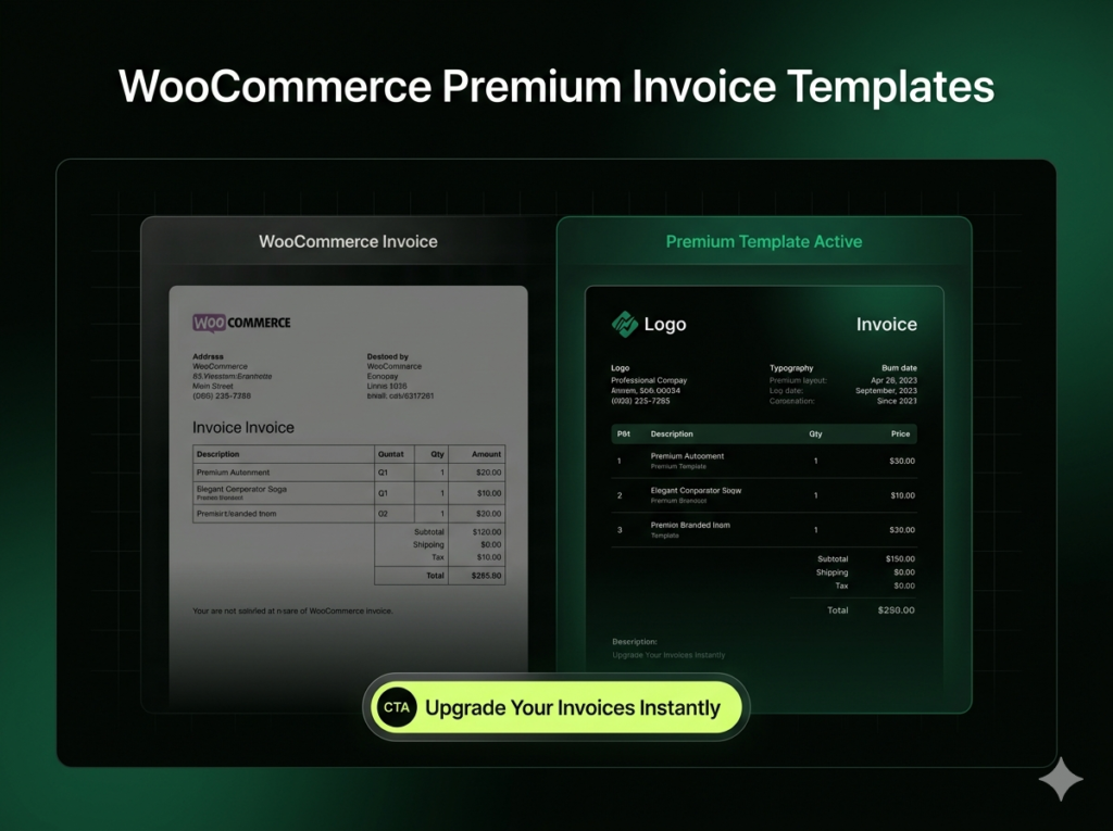 WooCommerce PDF Invoices & Packing Slips Premium Templates – Branded Invoice & Order Document Design Pack