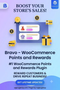 Bravo WooCommerce Points and Rewards Plugin – Customer Loyalty & Rewards System for WordPress