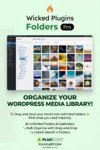 Wicked Folders Pro – WordPress Admin & Media Organization Plugin