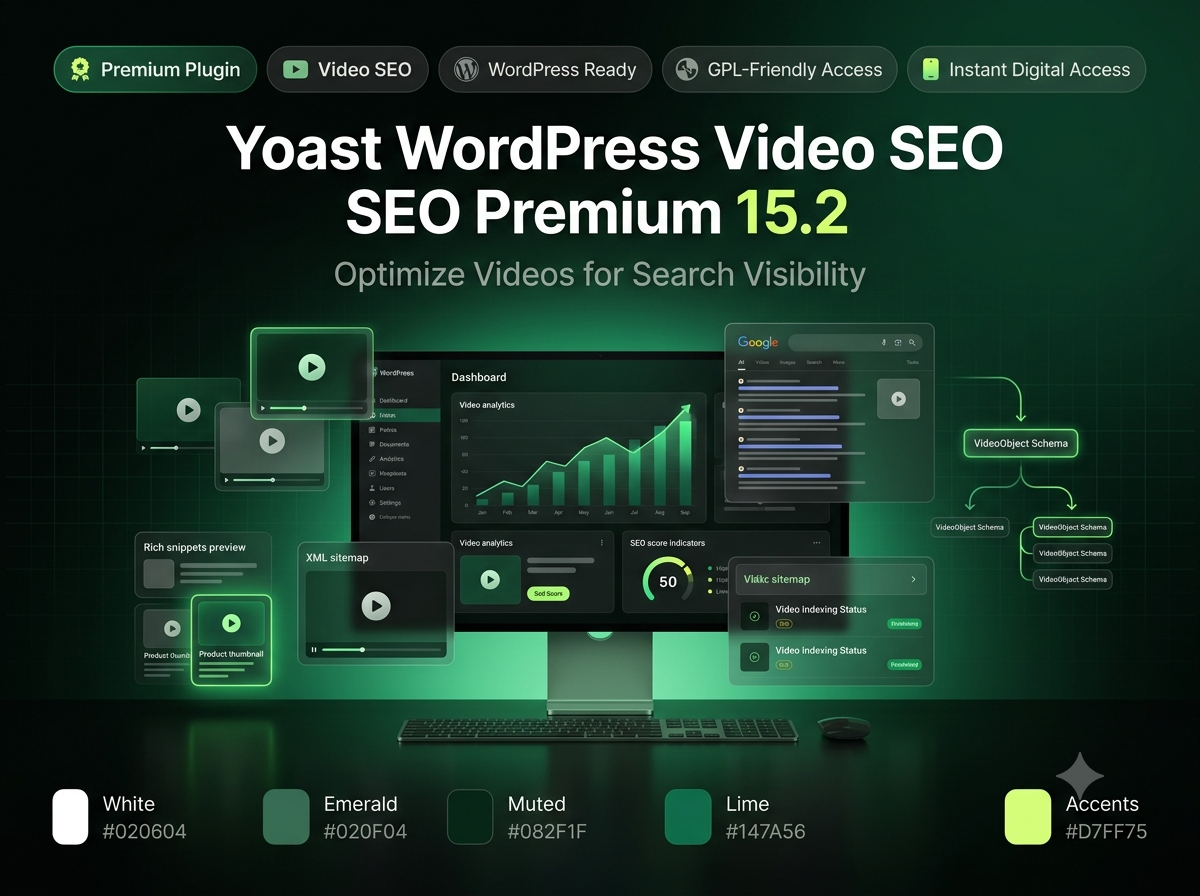 Yoast WordPress Video SEO Premium 15.2 – Video SEO Plugin for WordPress