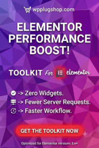 ToolKit for Elementor – Performance & Optimization Plugin for WordPress
