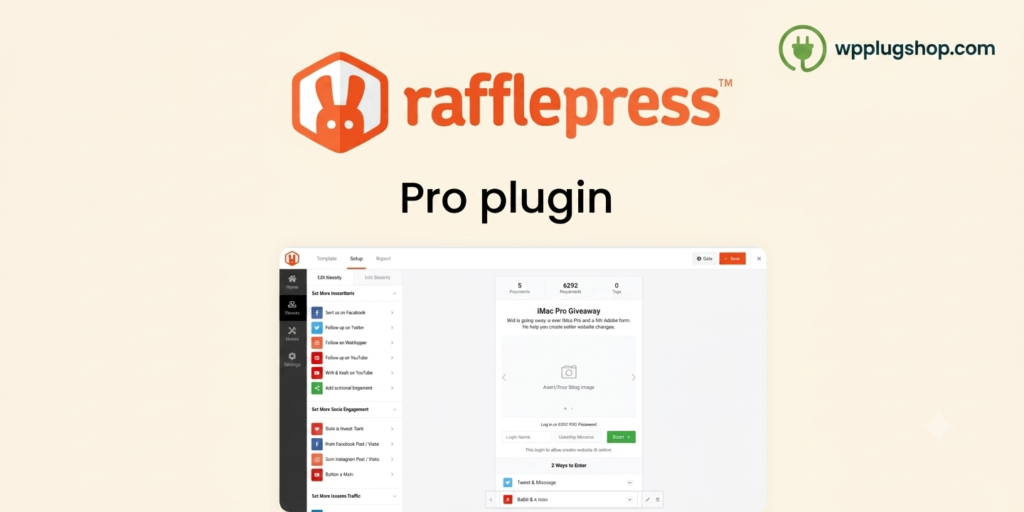 RafflePress Pro – Premium WordPress Giveaway & Viral Contest Plugin