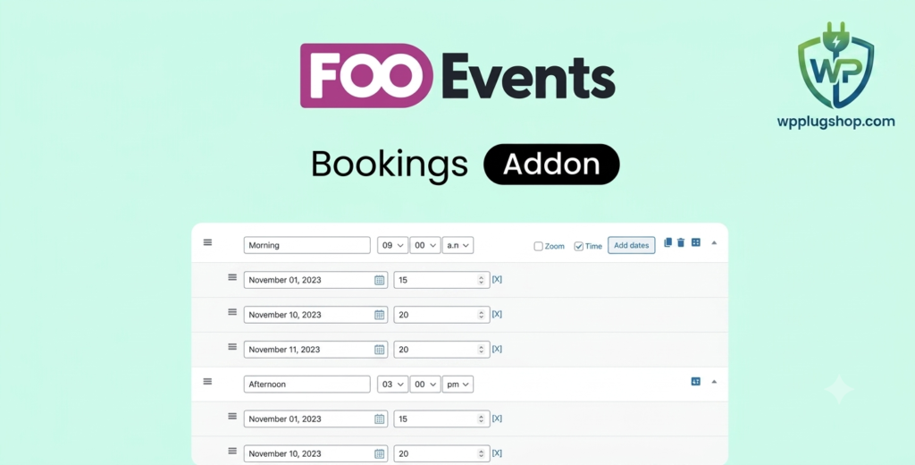 FooEvents Bookings 2.0.8 – WooCommerce Booking & Appointment Plugin