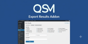 QSM Export Results Addon – WordPress Quiz & Survey CSV/PDF Reporting Tool