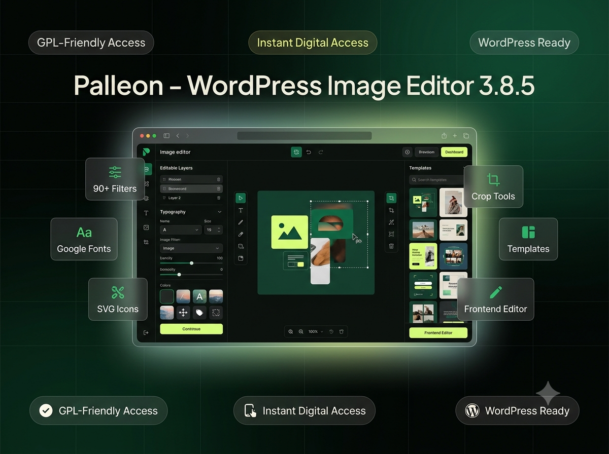 Palleon – WordPress Image Editor 3.8.5