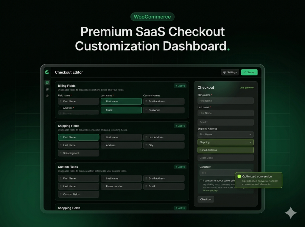 WooCommerce Checkout Field Editor Premium 2 – Customize Checkout Fields & Boost Conversions
