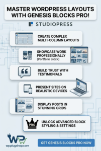 Genesis Blocks Pro – WordPress Genesis Plugin 3.1.8 | Premium Gutenberg Blocks