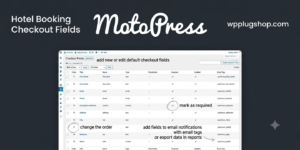 MotoPress Hotel Booking Checkout Fields – Custom Guest Information Extension