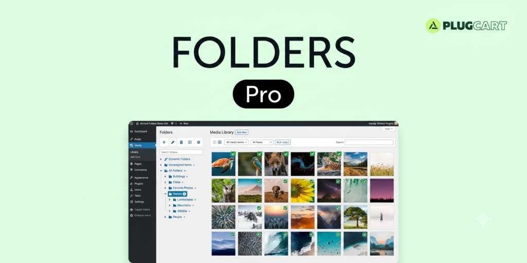 Wicked Folders Pro – WordPress Admin & Media Organization Plugin