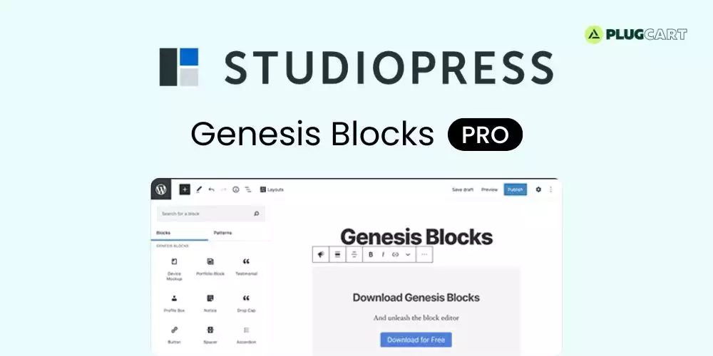 Genesis Blocks Pro – WordPress Genesis Plugin 3.1.8 | Premium Gutenberg Blocks