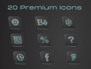 Glass Logos and Symbols