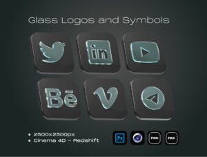 Glass Logos and Symbols