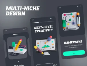 Graphic Design 3d Render