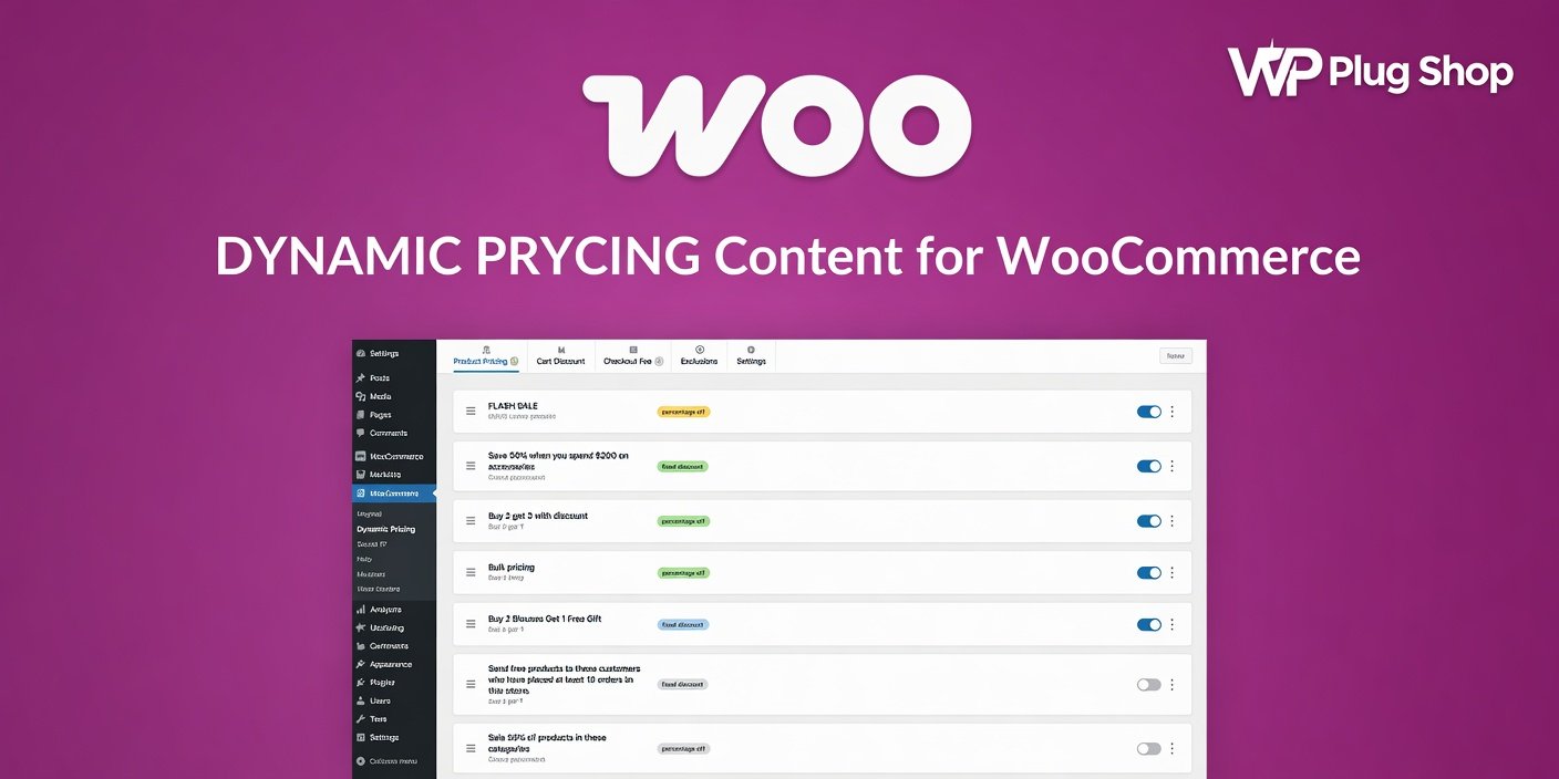 WooCommerce Dynamic Pricing – Advanced Bulk Discounts, BOGO & Pricing Rules