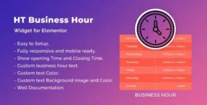 HT Business Hour Widget for Elementor 1.0.4