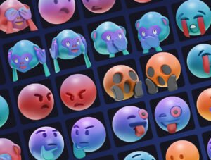 HUUUGE Gradient And Gold Emoji 3D Pack
