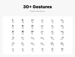 Hand Gestures Set