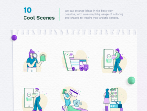 Hand-drawn Ecommerce Illustration Pack