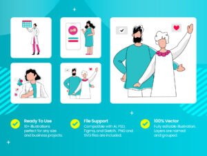 Healthcare Illustration Pack