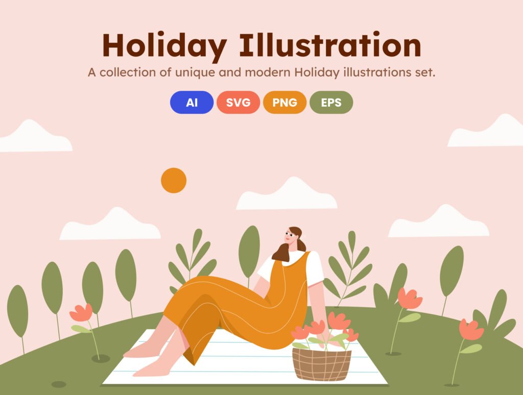 Holiday Illustration Set