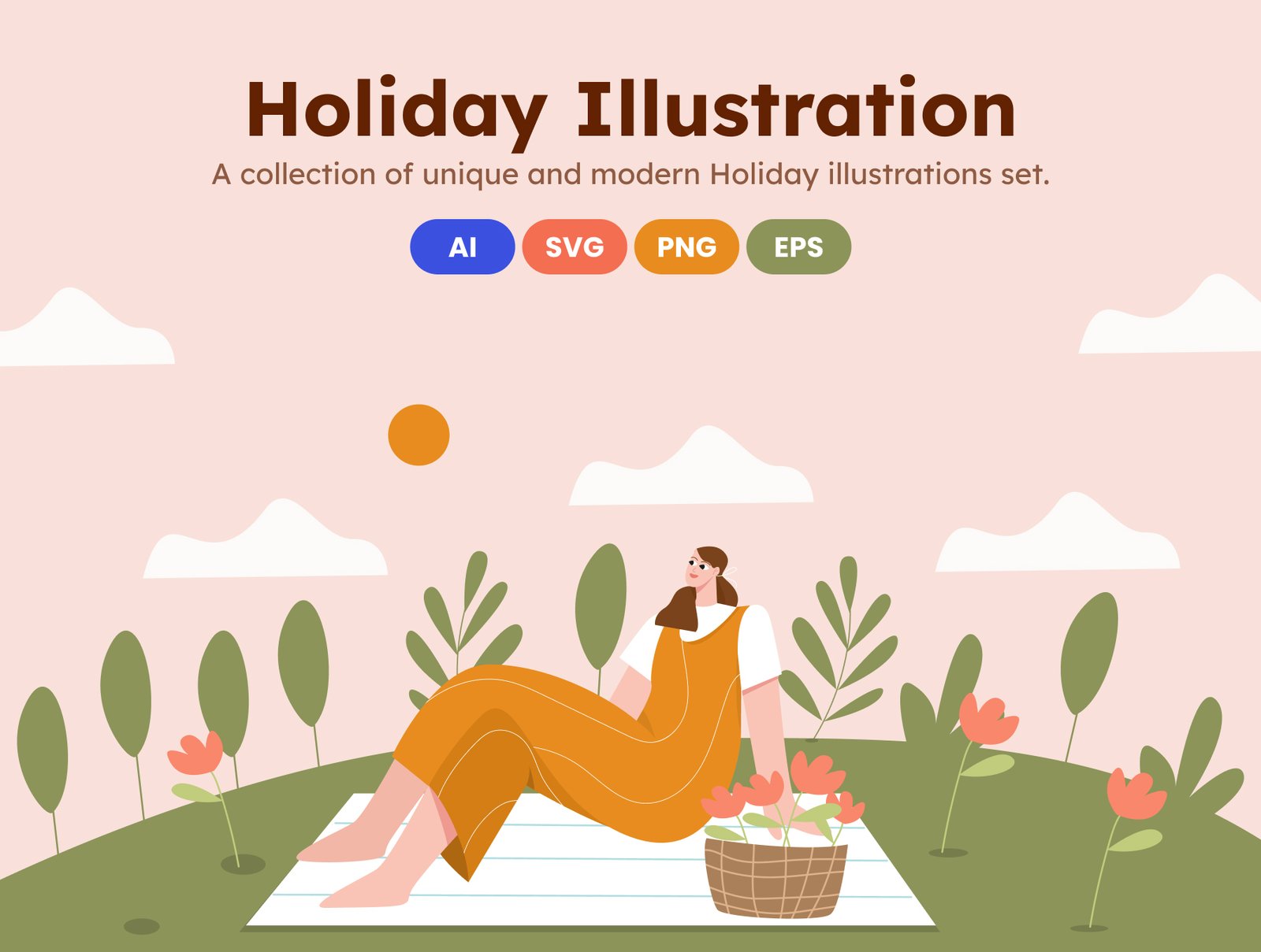 Holiday Illustration Set Holiday Illustration Set