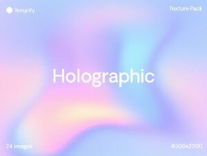 Holographic Texture Background Pack