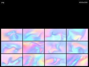 Holographic  Texture Background Pack