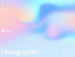 Holographic  Texture Background Pack