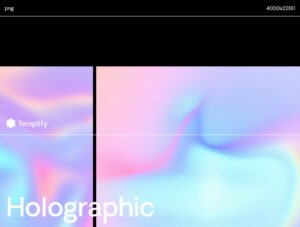 Holographic  Texture Background Pack