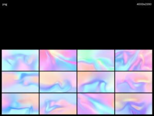 Holographic  Texture Background Pack