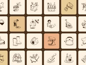 Home and Lifestyle Doodle Icons