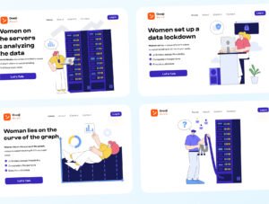 Hosting & Server Technology Illustration Pack