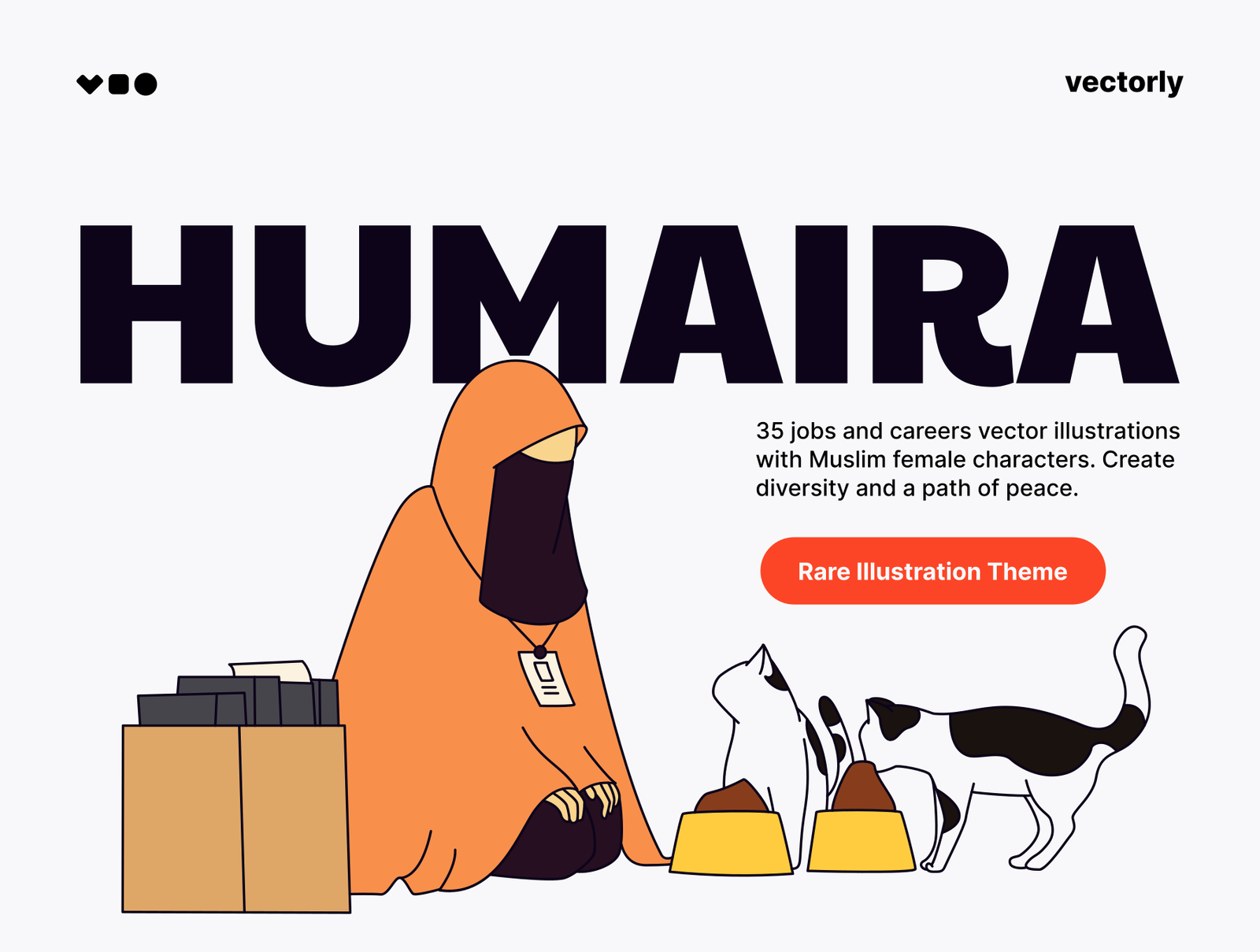 Humaira Muslim Female Illustrations