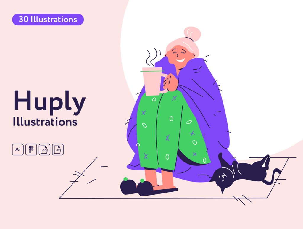 Huply Illustrations