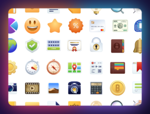 Icono Big sur themes icon set