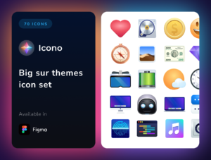 Icono Big sur themes icon set