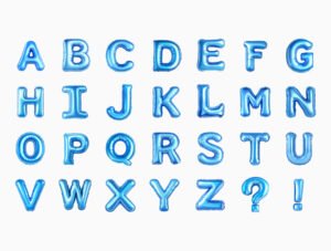 Inflated 3D Puffy Font