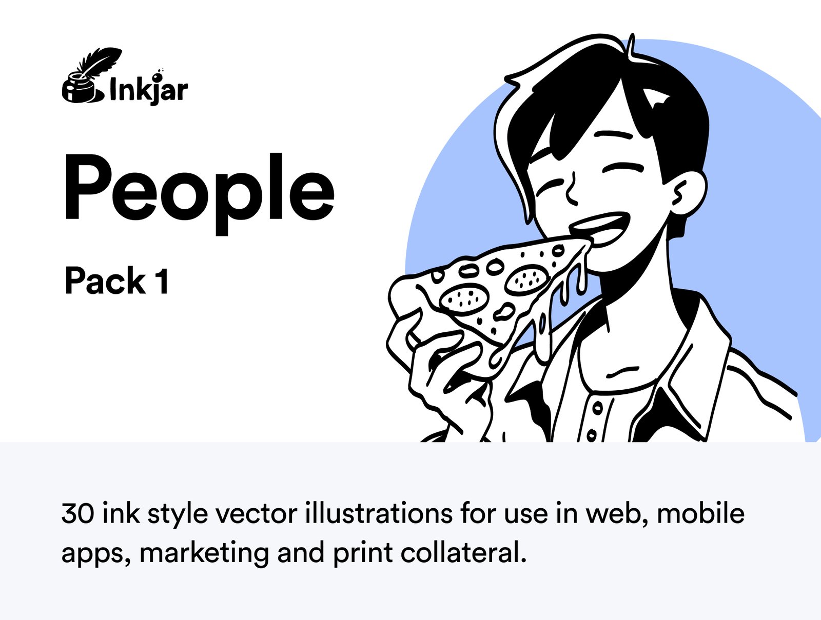 InkJarr People Illustrations - Pack 1 InkJar People Illustrations - Pack 1