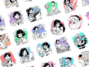 InkJar People Illustrations - Pack 1