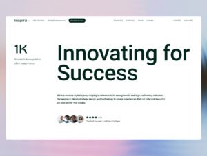 Inspira - Portfolio Template for Creatives