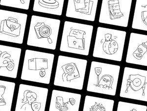 Insurance Doodles Icon