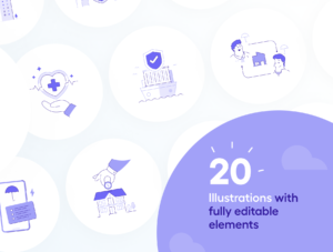 Insurancy - Insurance Illustration Set