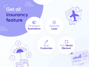 Insurancy - Insurance Illustration Set