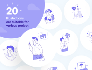 Insurancy - Insurance Illustration Set