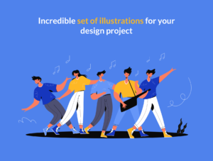 Inteam - Team Management Illustration Set