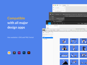 Inteam - Team Management Illustration Set