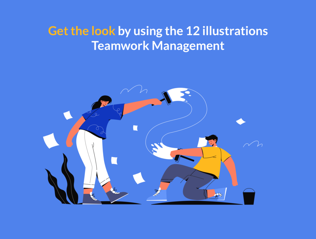 Inteam - Team Management Illustration Set